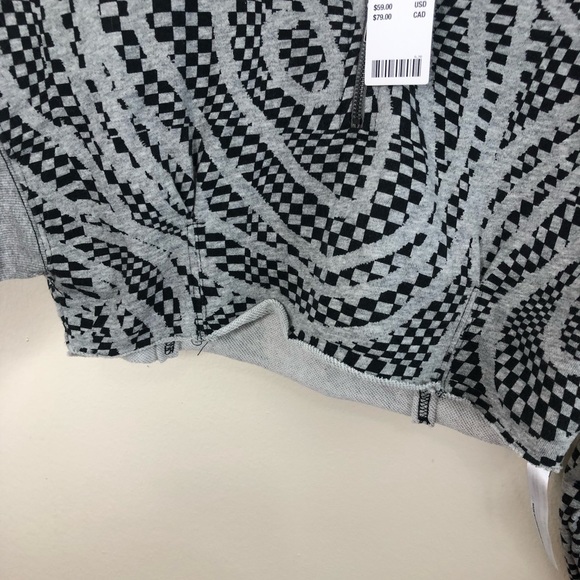 NWT urban outfitters out from under grey cropped collared pullover - Picture 9 of 11